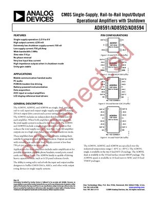 AD8591ART-REEL7 datasheet  